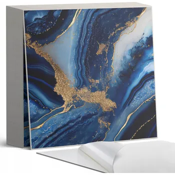 Obraz Sada samolepicích obkladaček Abstraktní vlnitý vzor 20 ks 20x20 cm