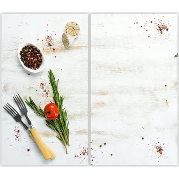 Kuchyňské prkénko Skleněná Ochranná Deska a Krájecí Prkénko | Indukce, Sporák ds-0117