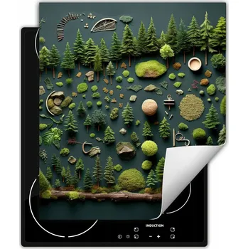 Obraz Ochranná podložka na indukci dekorativní, rolovací do kuchyně, potisk 45x52 cm wm0339