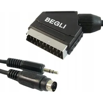 Audio kabel EURO na SVHS 4pin + 3.5mm stereo Jack konektor, 20 m