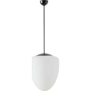 OSMONT AST52956 ASTRA P závěsné skleněné svítidlo černá / bílá IP40 40W E27