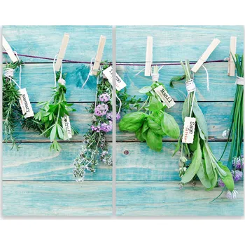 Kuchyňské prkénko Skleněná Ochranná Deska a Krájecí Prkénko | Indukce, Sporák ds-0354