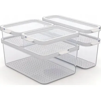 Dóza na potraviny Dózy kpl.5 ks na potraviny do ledničky, skříňky s víkem Cauma Rotho