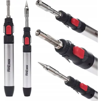 Horkovzdušná pistole HORKOVZDUŠNÁ PISTOLE PLYNOVÝ HOŘÁK 3V1 PROPAN BUTAN 1300°C 80W