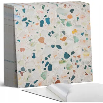 Dlažba Sada samolepících PVC dlaždic Vzor z kamenné mozaiky 20 ks 20x20 cm