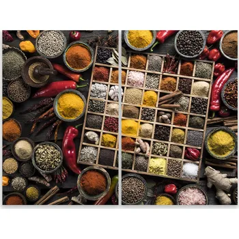 Kuchyňské prkénko Skleněná Ochranná Deska a Krájecí Prkénko | Indukce, Sporák ds-0492