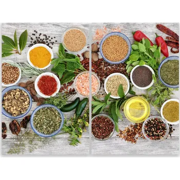 Kuchyňské prkénko Skleněná Ochranná Deska a Krájecí Prkénko | Indukce, Sporák ds-0490