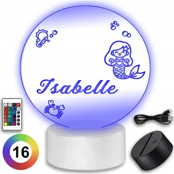 Lampička Noční lampa Koala Wood, vícebarevná