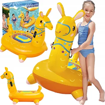 VELKÁ Nafukovací LAMA K Plavání MATRACE DO VODY XXL