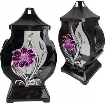 Svíčka SKLENĚNÝ HŘBITOVNÍ SVÍČKA S APLIKACÍ NA HROB SVÍTILNY PRO LED VLOŽKY NA BATERIE LAMPION