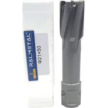 Vrták Korunkový vrták VHM TCT 21 x 50 mm Weldon 19,05 Nitto