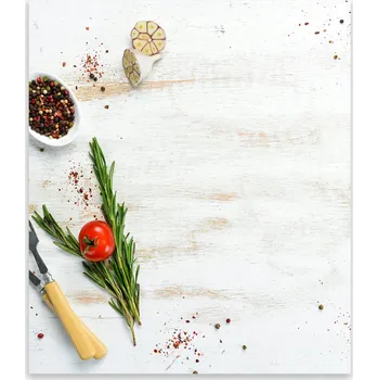 Kuchyňské prkénko Skleněná Ochranná Deska a Krájecí Prkénko | Indukce, Sporák ds-0117