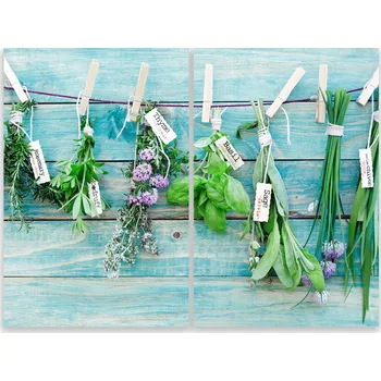 Kuchyňské prkénko Skleněná Ochranná Deska a Krájecí Prkénko | Indukce, Sporák ds-0354