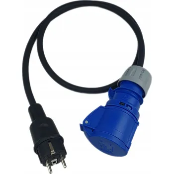 Napájecí kabel Adaptér 230V Zástrčka 16A 230V na Zásuvku 3P 16A Prodlužovací Kabel - 3M