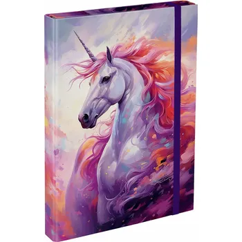 desky na sešit BAAGL Desky na sešity A4 Unicorn Kingdom