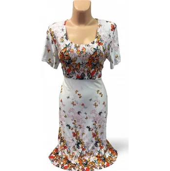 Dámské šaty šaty pro svatební matky MOTKA, Barva Jako na obrázku, Velikost XXL 48, Materiál 96% Viskoza 4% Lycra