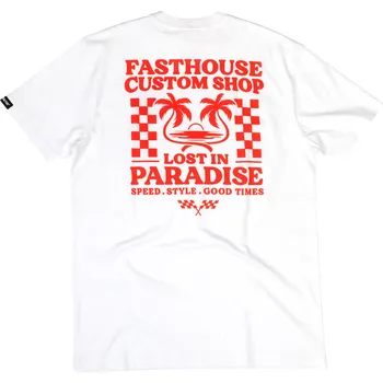 Fasthouse Getaway Tee White Velikost: XL