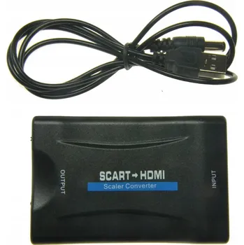 Redukce PŘEVODNÍK UPSCALER EURO SCART NA HDMI