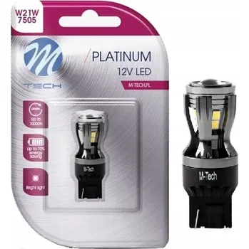 Autožárovka Žárovka M-Tech W21W LED T20 BÍLÁ CANBUS 12/24V W21W 3,9 W 1 ks