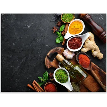 Kuchyňské prkénko Skleněná Ochranná Deska a Krájecí Prkénko | Indukce, Sporák ds-0586