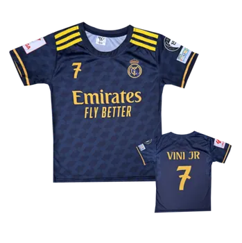 Fotbal Numberoplus Dětské fotbalové tričko - Real Madrid AWAY Vini Jr.07 Velikost: 9-let.(vel.128)