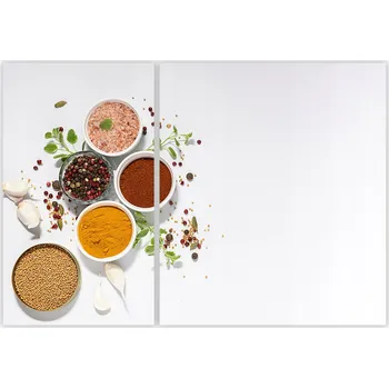 Kuchyňské prkénko Skleněná Ochranná Deska a Krájecí Prkénko | Indukce, Sporák ds-0141