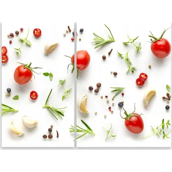 Kuchyňské prkénko Skleněná Ochranná Deska a Krájecí Prkénko | Indukce, Sporák ds-0527