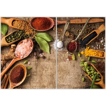 Kuchyňské prkénko Skleněná Ochranná Deska a Krájecí Prkénko | Indukce, Sporák ds-0454