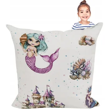 Povlak na dekorativní polštářek Povlak 40 x 40 polštáře Głęboki Sen Mermaid