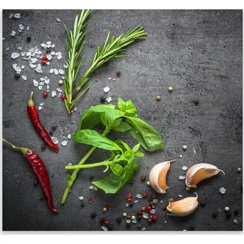 Kuchyňské prkénko Skleněná Ochranná Deska a Krájecí Prkénko | Indukce, Sporák ds-0066