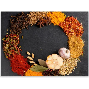 Obraz Skleněná Ochranná Deska a Krájecí Prkénko | Indukce, Sporák ds-0545