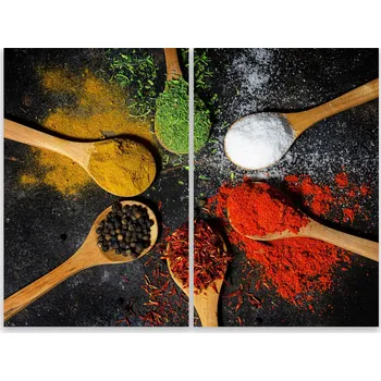 Kuchyňské prkénko Skleněná Ochranná Deska a Krájecí Prkénko | Indukce, Sporák ds-0145