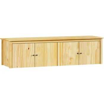 Šatní skříň IdeaNabytek Nástavec 4dveřový TORINO lak, kovové úchytky