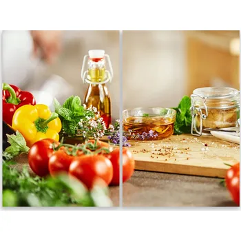 Kuchyňské prkénko Skleněná Ochranná Deska a Krájecí Prkénko | Indukce, Sporák ds-0543