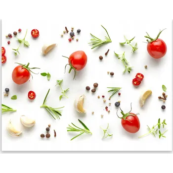 Kuchyňské prkénko Skleněná Ochranná Deska a Krájecí Prkénko | Indukce, Sporák ds-0527