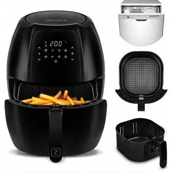 fritéza Horkovzdušná fritéza Zeegma ZE-KNAPPER GRAND BLACK 1800 W 7,7 l