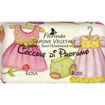 Mýdlo Rostlinné mýdlo ,,Rủže" mazlivá vůně Florinda 100g