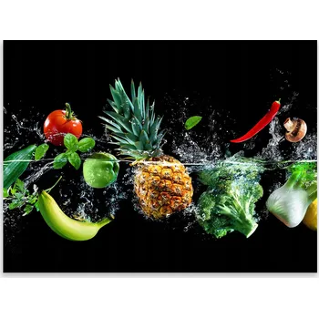 Kuchyňské prkénko Skleněná Ochranná Deska a Krájecí Prkénko | Indukce, Sporák ds-0173