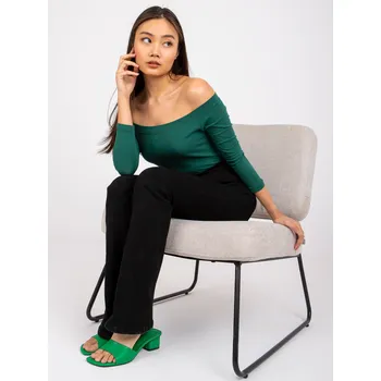 Dámská košile Halenka RV BZ 4692.05X tmavě zelená M