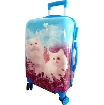 Kufr pro děti MPMAX vícebarevný s kočkami 45 l