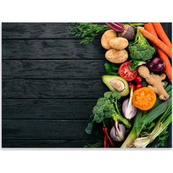 Kuchyňské prkénko Skleněná Ochranná Deska a Krájecí Prkénko | Indukce, Sporák ds-0528