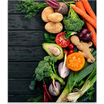 Kuchyňské prkénko Skleněná Ochranná Deska a Krájecí Prkénko | Indukce, Sporák ds-0528