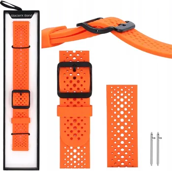Řemínek na hodinky Řemínek GlacierX pro Amazfit 22mm, oranžový