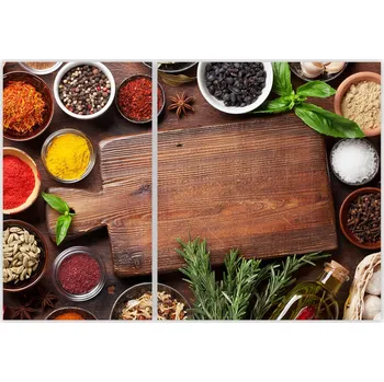 Kuchyňské prkénko Skleněná Ochranná Deska a Krájecí Prkénko | Indukce, Sporák ds-0564