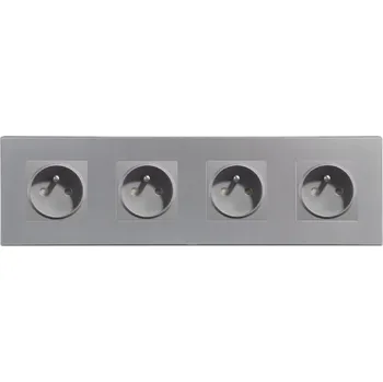 Elektrická zásuvka Elektrická Zásuvka BSEED, šedá