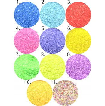 OZDOBA SUGAR EFFECT EFEKT CURKU STŘEDNĚ ZRNNÝ Prach na zdobení 5ml VÝBĚR