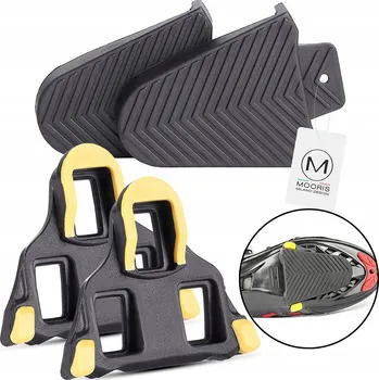 Pedál na kolo SADA silničních kufrů PROMEND pro pedály Shimano SPD SL a gumové kryty