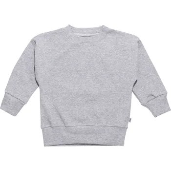 Dámská mikina Žebrovaná oversize mikina JUKKI Šedý Melír vel. 86