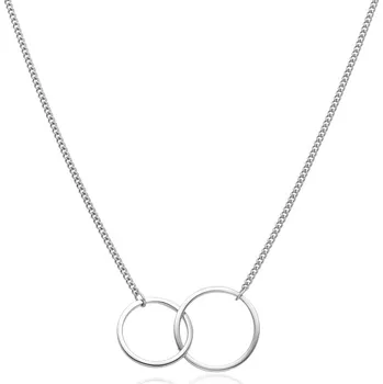 Náhrdelník NUBIS® Střibrný náhrdelník s kolečky - NB-2426