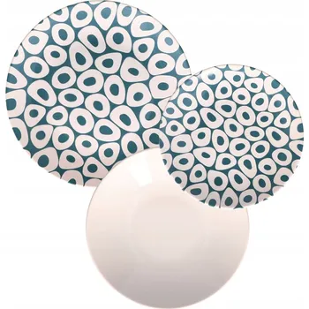 Talíř Jídelní servis pro 6 osob ROSE&TULIPANI SEA STONES